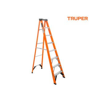 Escalera de tijera tipo ll, fibra de vidrio 7 escalones TRUPER