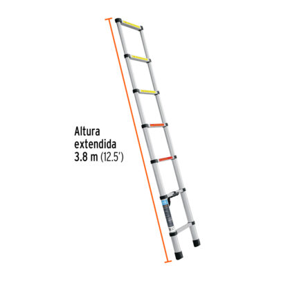 Escalera telescópica tipo II 13 escalones TRUPER - Imagen 4