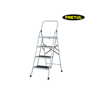 Escalerilla plegable de acero tipo III 4 escalones PRETUL