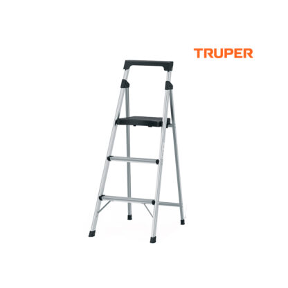 Escalerilla plegable de aluminio tipo III 3 escalones TRUPER