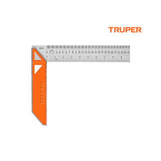 Escuadra 10" para carpintero, mango de aluminio TRUPER