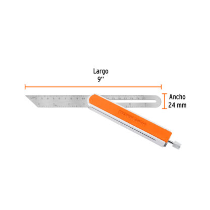 Escuadra ajustable 9" mango de aluminio TRUPER - Imagen 2