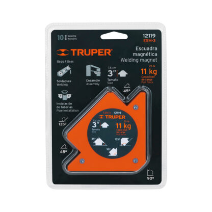 Escuadra magnética 3" para soldar TRUPER - Imagen 3