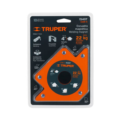 Escuadra magnética 4" para soldar TRUPER - Imagen 3