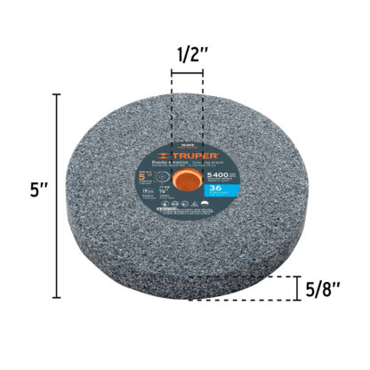 Esmeril de banco de 5" 1/6 HP PRETUL - Imagen 3
