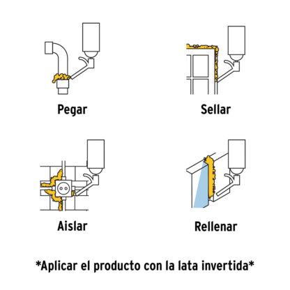 Espuma expansiva multiusos 750 ml TRUPER - Imagen 3