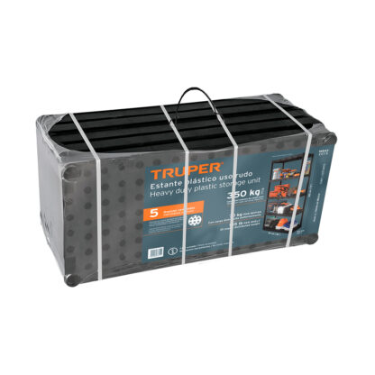 Estante plástico uso rudo, 5 repisas ventiladas TRUPER - Imagen 4