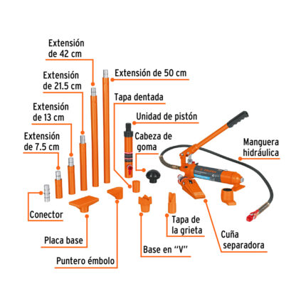Expansor hidráulico de 4 toneladas TRUPER - Imagen 2