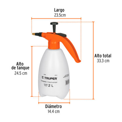 Fumigador de 2 litros doméstico TRUPER - Imagen 3
