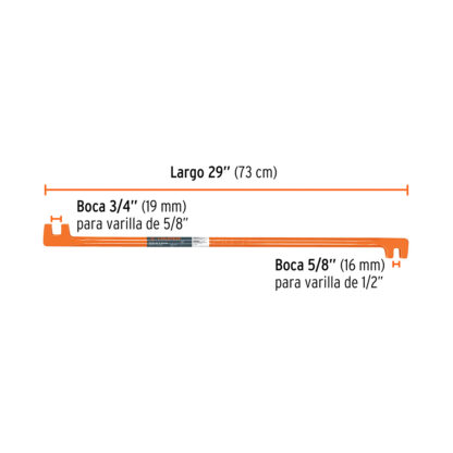 Grifa de 2 bocas de 5/8 y 3/4" TRUPER - Imagen 2