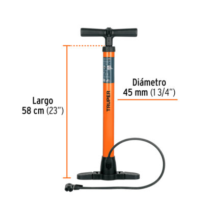 Inflador manual 100 psi TRUPER - Imagen 2