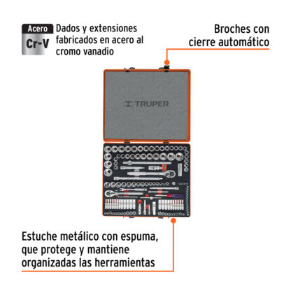 Juego 135 herramientas para mecánico, mixto TRUPER - Imagen 4
