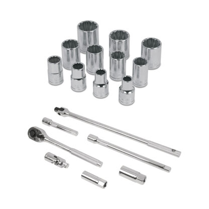 Juego de 18 herramientas para mecánico, cuadro 1/2" mm TRUPER - Imagen 2