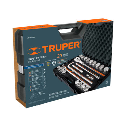 Juego de 23 herramientas cuadro 3/4" mm para mecánico TRUPER - Imagen 5