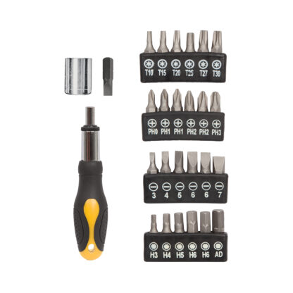 Juego de 39 herramientas para mecánico 1/4" PRETUL - Imagen 2