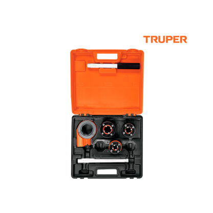 Juego de 4 tarrajas para tubo de 1/2" a 1" TRUPER