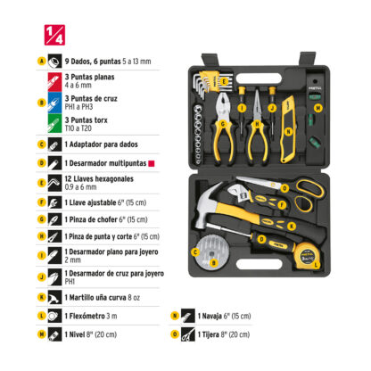 Juego de 42 herramientas Comfort Grip PRETUL - Imagen 3