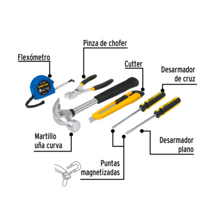 Juego de 6 herramientas PRETUL - Imagen 2