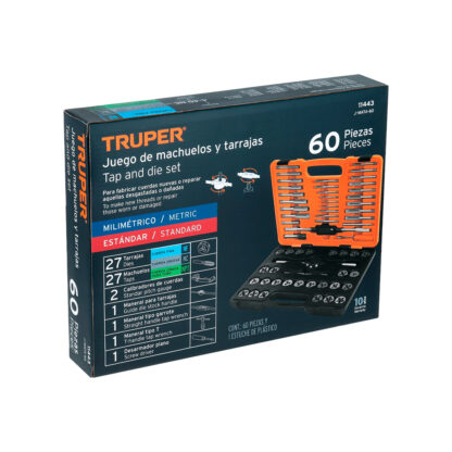 Juego de 60 piezas de machos y tarrajas TRUPER - Imagen 3