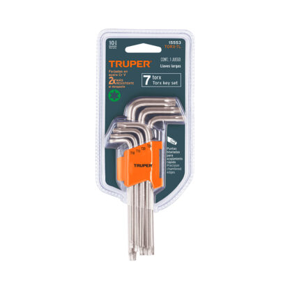 Juego de 7 llaves torx largas con organizador TRUPER - Imagen 3