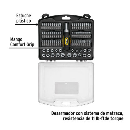 Juego de 81 herramientas para mecánico 1/4" PRETUL - Imagen 4