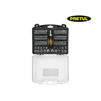 Juego de 81 herramientas para mecánico 1/4" PRETUL