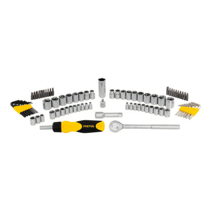 Juego de 83 herramientas para mecánico 1/4" y 3/8" PRETUL - Imagen 2