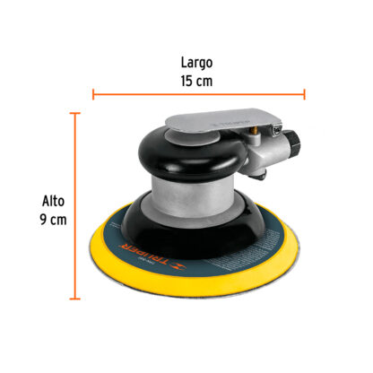 Lijadora orbital neumática industrial 6" TRUPER - Imagen 3