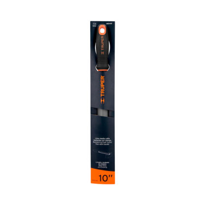 Lima media caña bastarda 10" con mango Comfort Grip TRUPER - Imagen 3