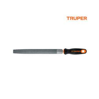 Lima media caña bastarda 10" con mango Comfort Grip TRUPER
