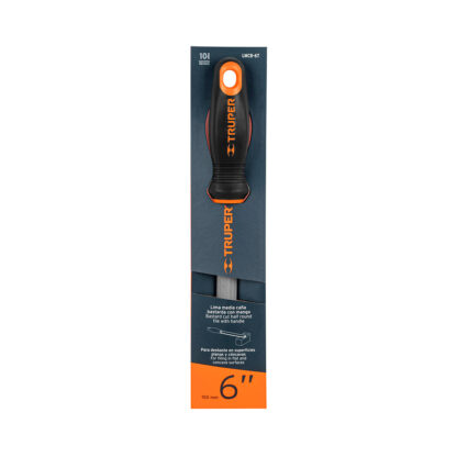 Lima media caña bastarda 6" con mango Comfort Grip TRUPER - Imagen 3
