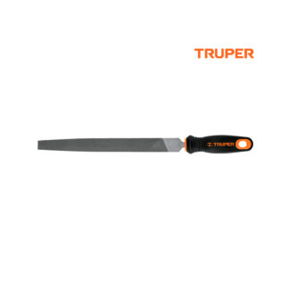 Lima plana bastarda 10" con mango Comfort Grip TRUPER