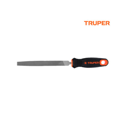 Lima plana bastarda 6" con mango Comfort Grip TRUPER