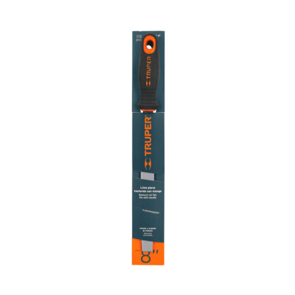 Lima plana bastarda 8" con mango Comfort Grip TRUPER - Imagen 3