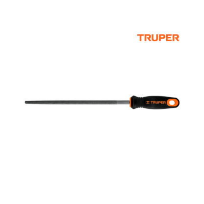 Lima redonda bastarda 10" con mango Comfort Grip TRUPER