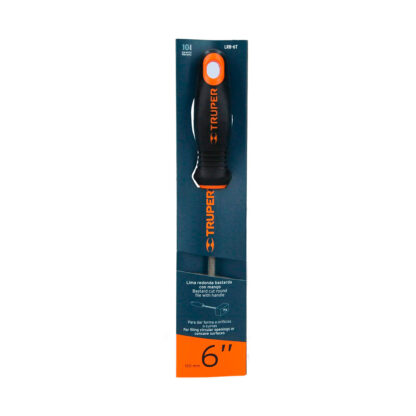 Lima redonda bastarda 6" con mango Comfort Grip TRUPER - Imagen 3