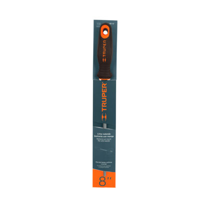Lima redonda bastarda 8" con mango Comfort Grip TRUPER - Imagen 3
