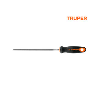 Lima redonda bastarda 8" con mango Comfort Grip TRUPER