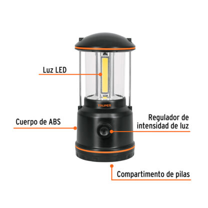 Linterna de LED para campamento, tipo farol TRUPER - Imagen 2