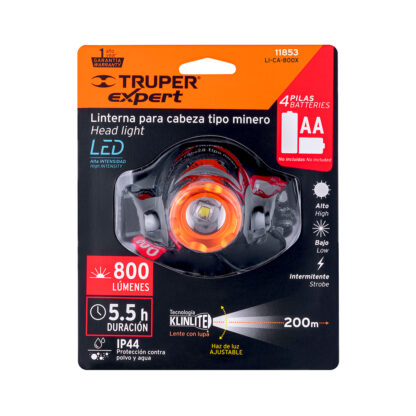 Linterna de minero LED 800 lm TRUPER - Imagen 4