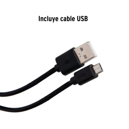 Linterna plástica LED 120 lm recargable PRETUL - Imagen 4