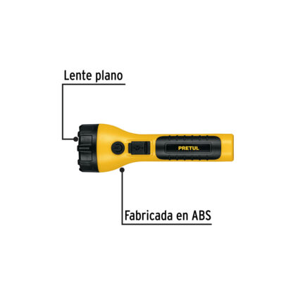 Linterna plástica LED 120 lm recargable PRETUL - Imagen 2