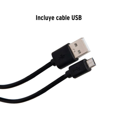 Linterna plástica LED 180 lm recargable PRETUL - Imagen 4