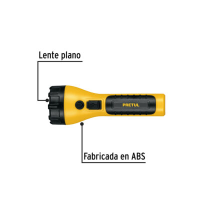 Linterna plástica LED 180 lm recargable PRETUL - Imagen 2