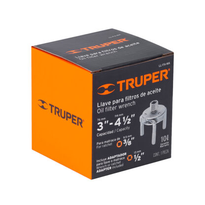 Llave de 3 puntos para filtro de aceite TRUPER - Imagen 4