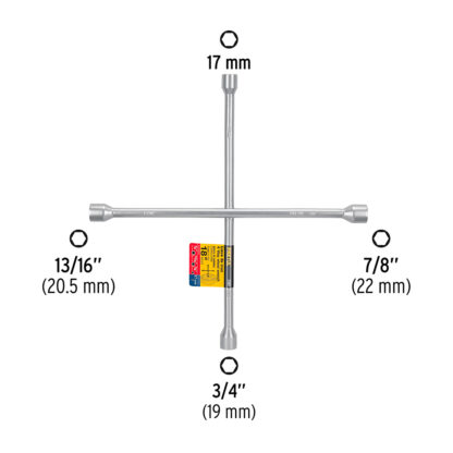 Llave de cruz 18" PRETUL - Imagen 2