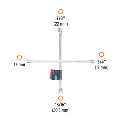 Llave de cruz 18" TRUPER - Imagen 2