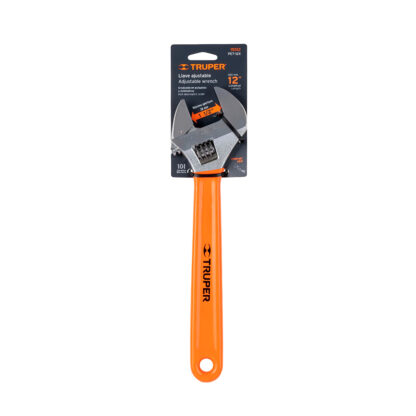 Llave francesa 12" cromada con mango de PVC TRUPER - Imagen 3