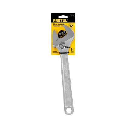 Llave francesa 12" cromada PRETUL - Imagen 3