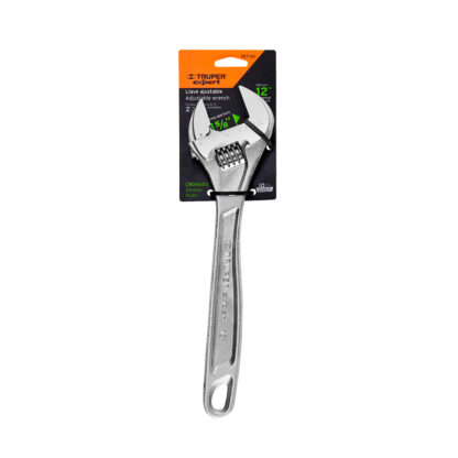 Llave francesa 12" profesional cromada TRUPER - Imagen 3